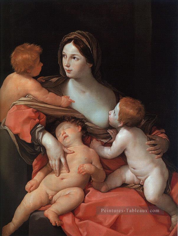 Charité Baroque Guido Reni Peintures à l'huile